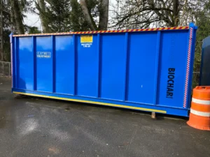 An image of a large container vault